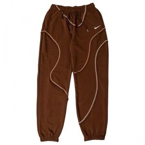 Nike Womens Oversized Brown Jogger Sweat Pants